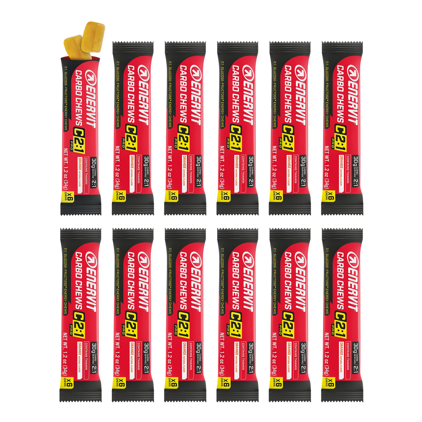 ENERVIT C2:1 Carbo Chews 1x34g 