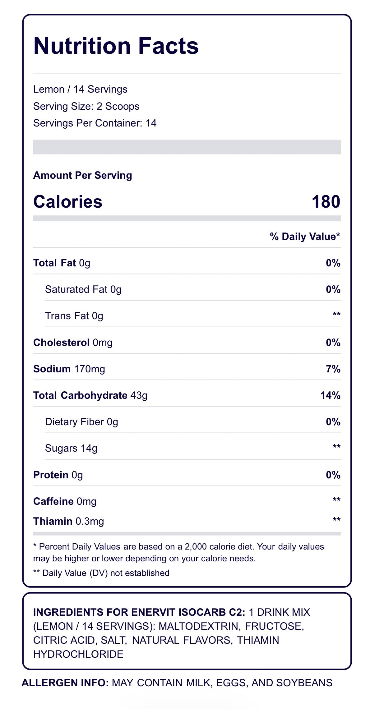 Enervit Isocarb C2:1 Drink Mix